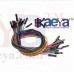 OkaeYa 25 Pieces Pack of Female to Female Dupont Jumper Wire Connector Bundle 1P-1P F/F 2.54mm, Set of 25,